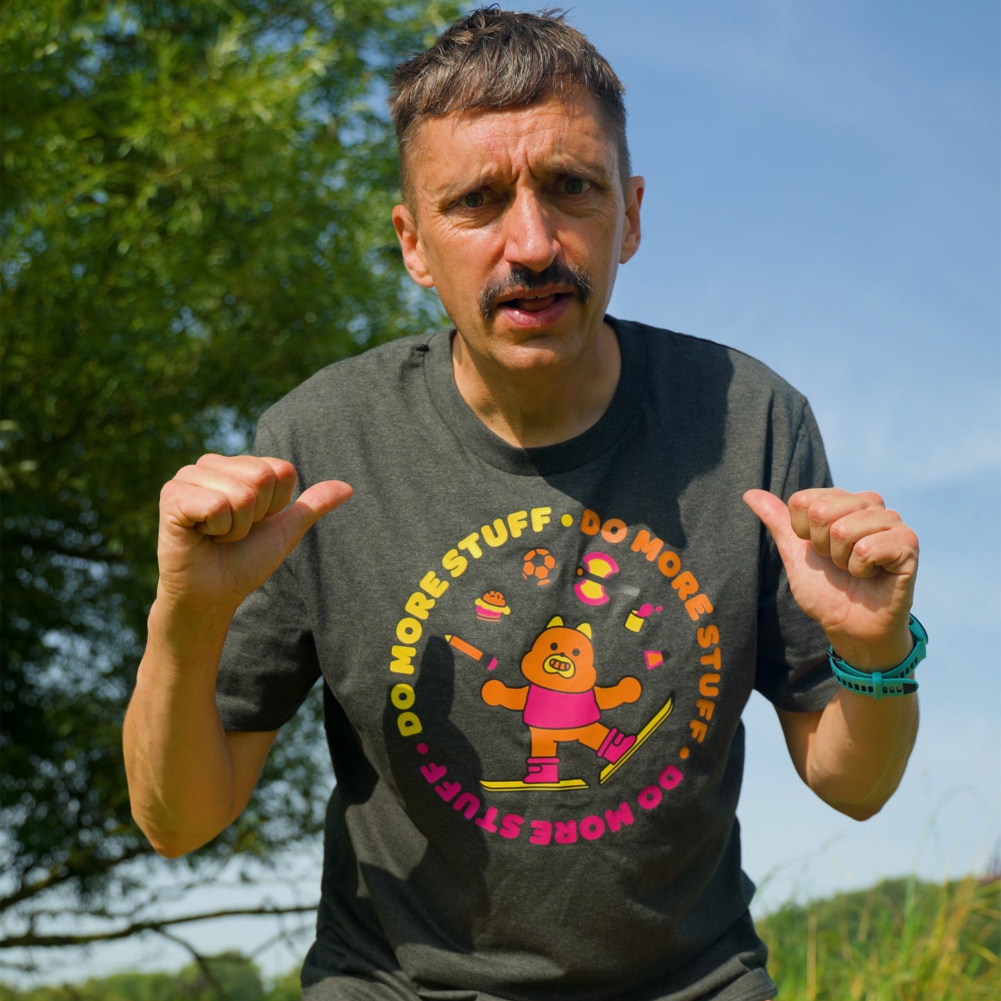 Do More Stuff Colour T-shirt