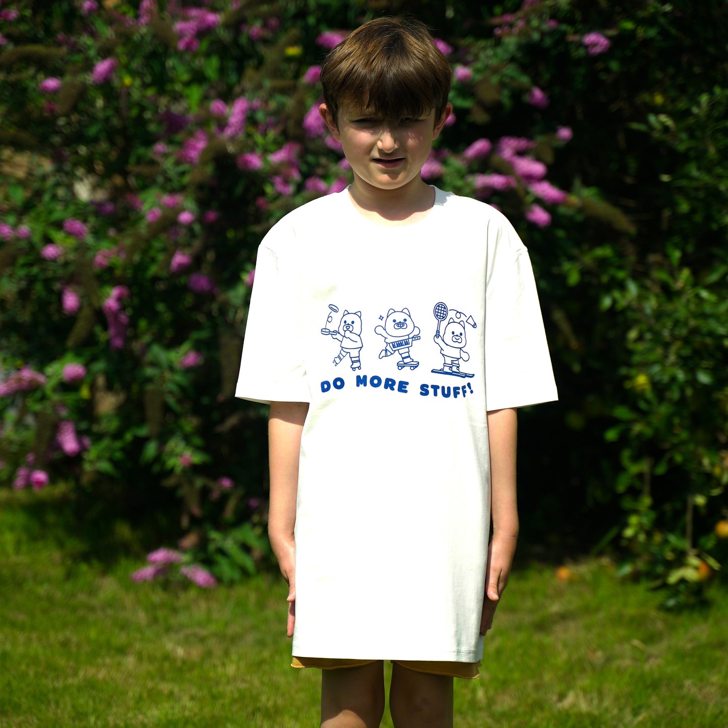 Do More Stuff White T-shirt